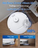 جاروبرقی رباتیک ECOVACS DEEBOT T30C OMNI با ایستگاه، جاروبرقی رباتیک با قدرت مکش 20000Pa، شستشو با آب داغ 75°C، تی‌کشی OZMO Turbo 2.0، برس ZeroTangle 3.0، شستشوی مرطوب تطبیقی، سفید T30C/White 2458