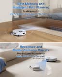 جاروبرقی رباتیک ECOVACS DEEBOT T30C OMNI با ایستگاه، جاروبرقی رباتیک با قدرت مکش 20000Pa، شستشو با آب داغ 75°C، تی‌کشی OZMO Turbo 2.0، برس ZeroTangle 3.0، شستشوی مرطوب تطبیقی، سفید T30C/White 2461