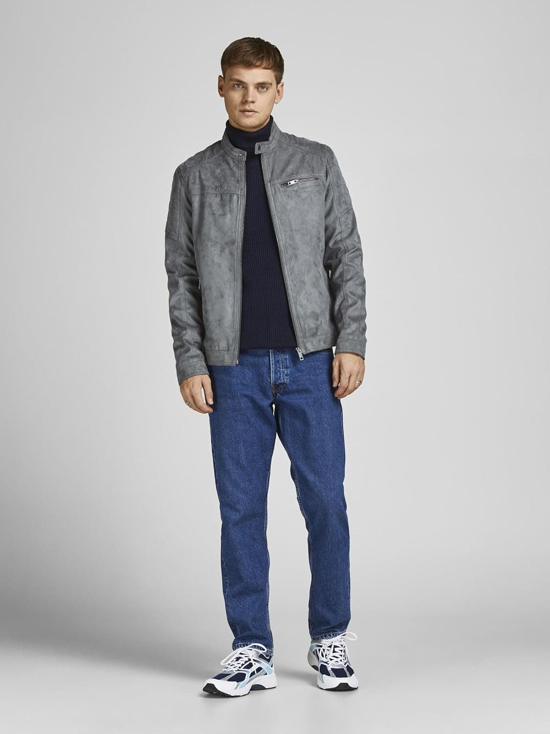کاپشن کلاسیک مردانه Jack & Jones مدل Rocky Jjerocky Noos Blouson سایز XXL رنگ Sedona Sage 2612