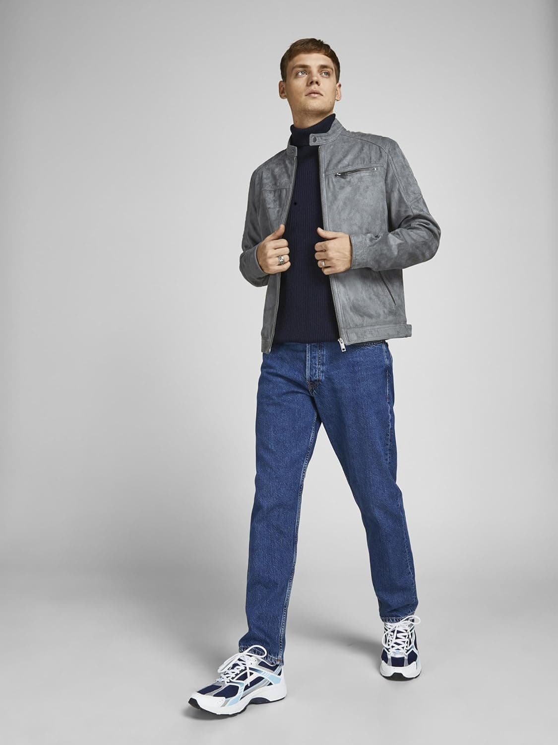 کاپشن کلاسیک مردانه Jack & Jones مدل Rocky Jjerocky Noos Blouson سایز XXL رنگ Sedona Sage 2615