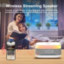 اسپیکر TERRIFI با ساعت زنگ‌دار دیجیتال و شارژر بی‌سیم سریع 262