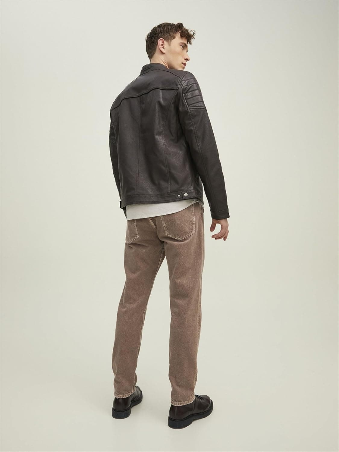 کاپشن کلاسیک مردانه Jack & Jones مدل Rocky Jjerocky Noos Blouson سایز XXL رنگ Chocolate Fondant 2621
