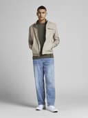 کاپشن کلاسیک مردانه Jack & Jones مدل Rocky Jjerocky Noos Blouson سایز XXL رنگ String 2631