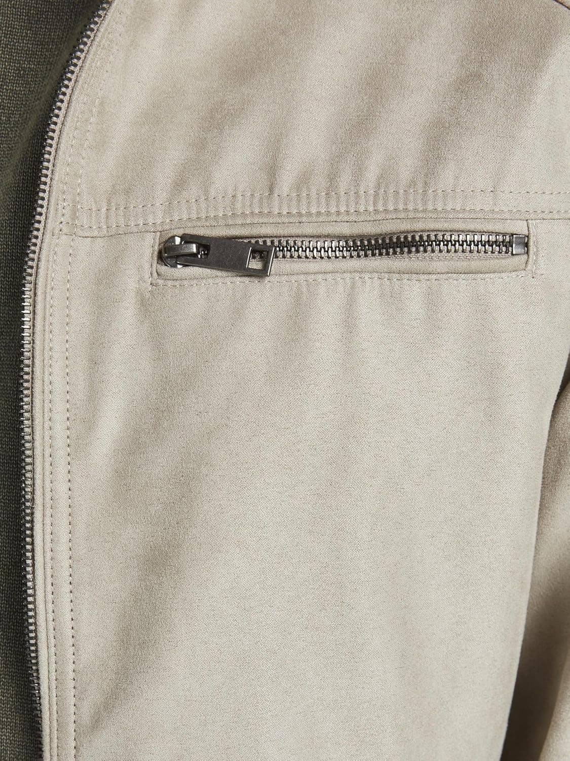 کاپشن کلاسیک مردانه Jack & Jones مدل Rocky Jjerocky Noos Blouson سایز XXL رنگ String 2632