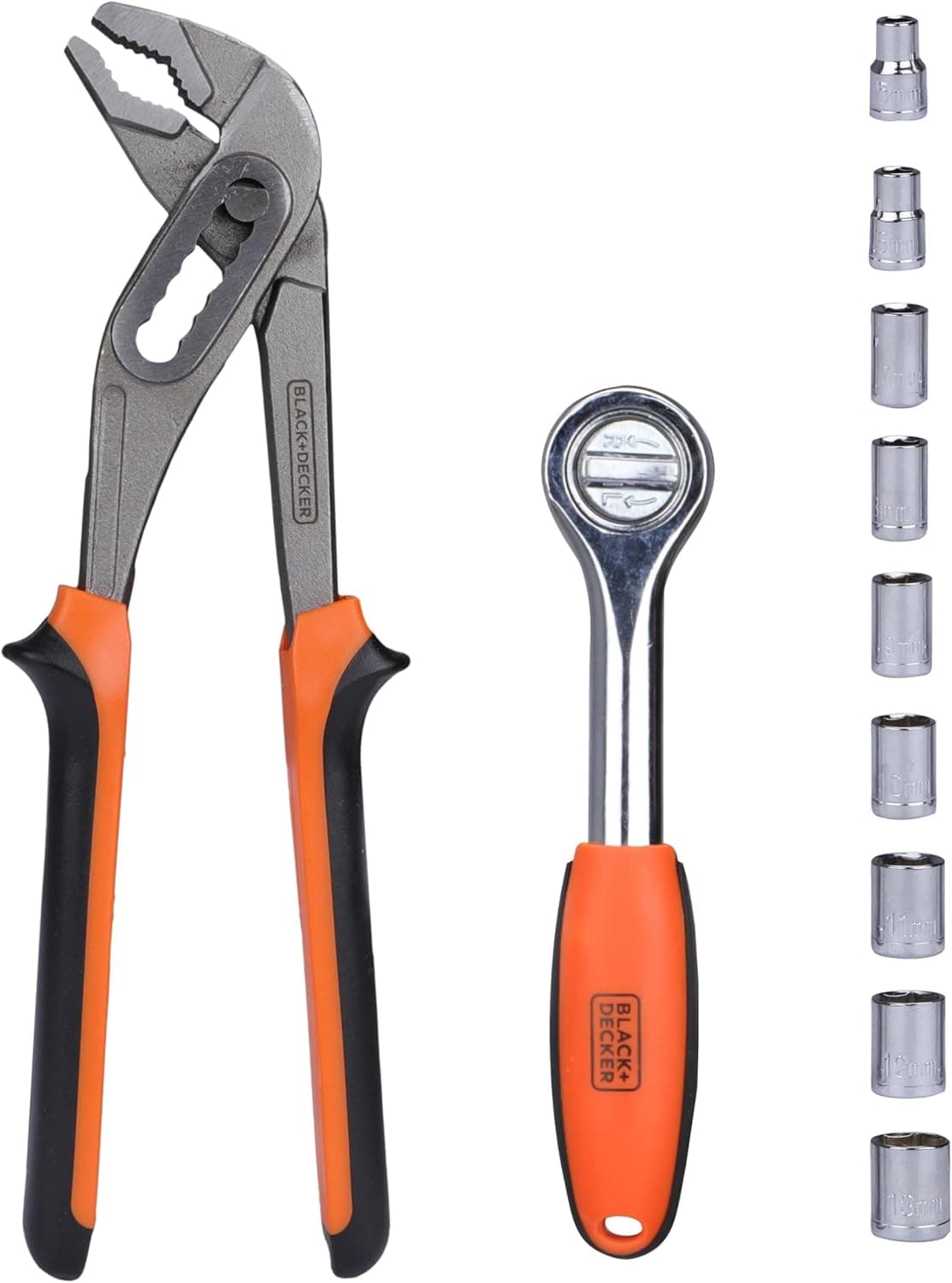 کیف ابزار دستی ۱۵۴ تکه BLACK+DECKER برای استفاده در خانه و دفتر مدل BMT154C 2754