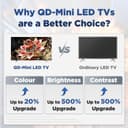 تلویزیون TCL 75Q7C سایز 75 اینچ Smart TV 4K QD-Mini LED با رنگ‌های زنده Quantum Crystal و HDR با روشنایی 3000nits مناسب برای Gaming، مجهز به Google TV، نرخ نوسازی Native 144Hz، سیستم صوتی توسط Bang & Olufsen، پشتیبانی از Dolby Atmos، قابلیت Game Master (مدل 2025) 75 اینچ سری Q7C با QD Mini LED 4K 2823