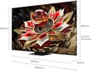تلویزیون TCL 75Q7C سایز 75 اینچ Smart TV 4K QD-Mini LED با رنگ‌های زنده Quantum Crystal و HDR با روشنایی 3000nits مناسب برای Gaming، مجهز به Google TV، نرخ نوسازی Native 144Hz، سیستم صوتی توسط Bang & Olufsen، پشتیبانی از Dolby Atmos، قابلیت Game Master (مدل 2025) 75 اینچ سری Q7C با QD Mini LED 4K 2825