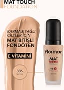 کرم پودر صورت Flormar Mat Touch Foundation - 306 2838
