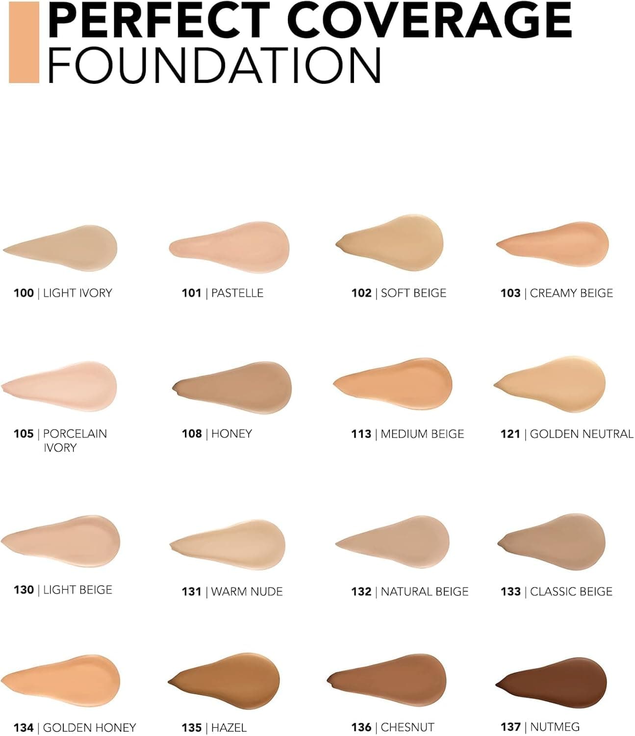 کرم پودر Flormar NP Perfect Coverage شماره 103 رنگ Creamy Beige 2847