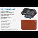 ایتون - رادیوی Elite Traveler با AM/FM/LW/موج کوتاه همراه با RDS و کاور حمل چرمی سفارشی، حافظه 500 ایستگاه، تایمر خواب، تنظیم زمان محلی/جهانی، قابلیت Snooze، نمایشگر LCD نارنجی، جک هدفون 2869