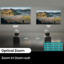 ویدئو پروژکتور لیزری هوشمند DLP هایسنس Hisense M2 PRO سایز 65"-200" (اینچ) 4K TriChroma، روشنایی 1300 Lumens با HDR، نرخ HSR 240Hz، پشتیبانی از Dolby Vision و Alexa داخلی (مدل 2025) M2 PRO قابل حمل 2898