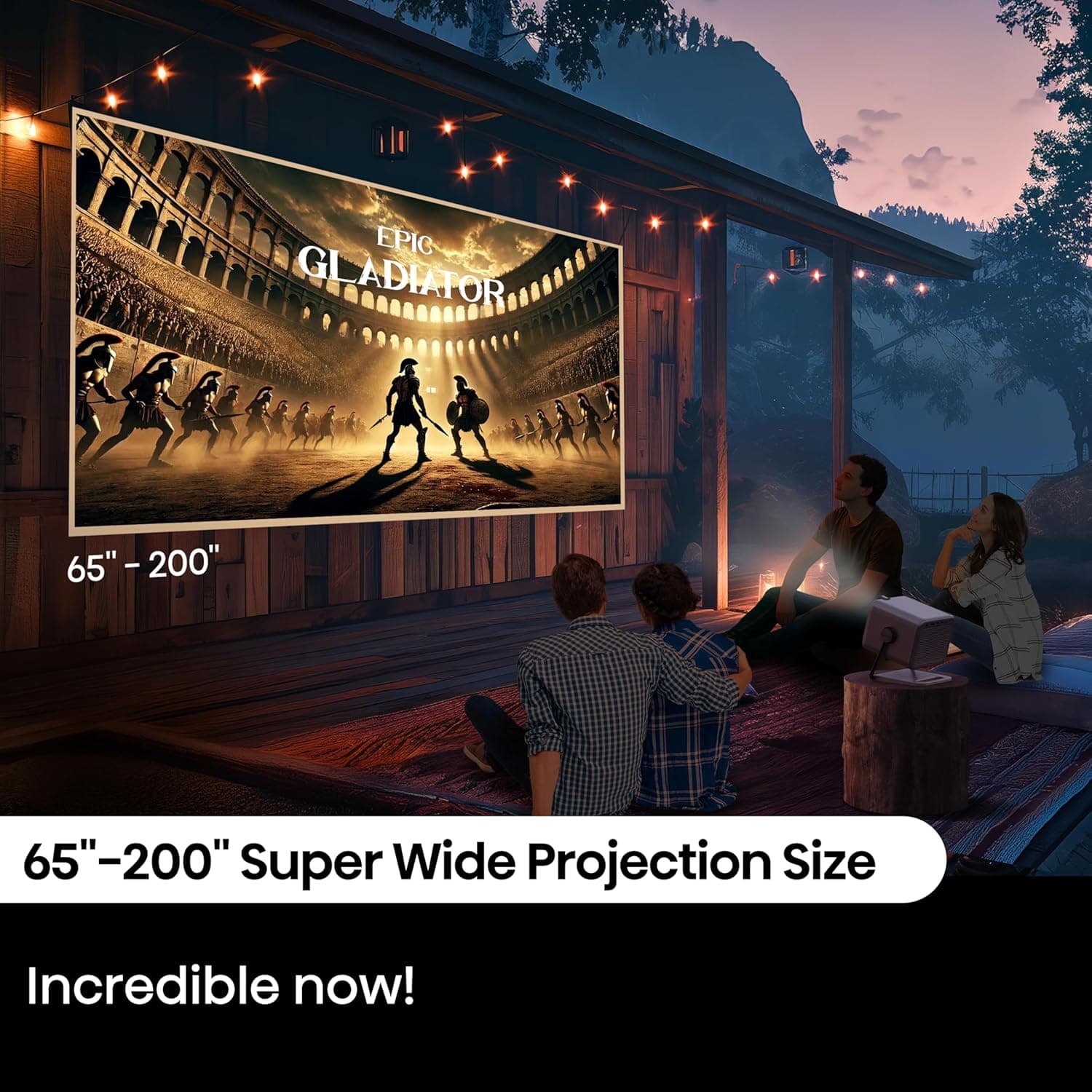 ویدئو پروژکتور لیزری هوشمند DLP هایسنس Hisense M2 PRO سایز 65"-200" (اینچ) 4K TriChroma، روشنایی 1300 Lumens با HDR، نرخ HSR 240Hz، پشتیبانی از Dolby Vision و Alexa داخلی (مدل 2025) M2 PRO قابل حمل 2899