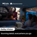 ویدئو پروژکتور لیزری هوشمند DLP هایسنس Hisense M2 PRO سایز 65"-200" (اینچ) 4K TriChroma، روشنایی 1300 Lumens با HDR، نرخ HSR 240Hz، پشتیبانی از Dolby Vision و Alexa داخلی (مدل 2025) M2 PRO قابل حمل 2900