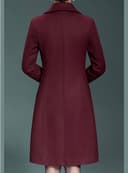 کت بلند زمستانی زنانه Jenkoon از جنس پشم – کت ضخیم و بلند 303