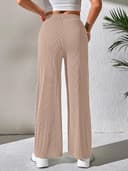 شلوار پاراشوت کارگو زنانه GRECIILOOKS – شلوار کره‌ای دم‌پا گشاد با کمر بلند | پوشاک کژوال ترندی برای استفاده روزانه و سفر (موجود در سایز بزرگ و پک ترکیبی ۲ عددی) ۳۴ بژ 3071