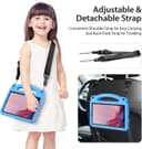 کاور کودکانه برای Lenovo Tab M9 9 اینچ، کاور ضد ضربه کودک با دسته، بند شانه‌ای برای مردان، مناسب برای Lenovo Tab M9 2023 9 اینچ، آبی Lenovo Tab M9 9 Pulgadas 2023 آبی 3114