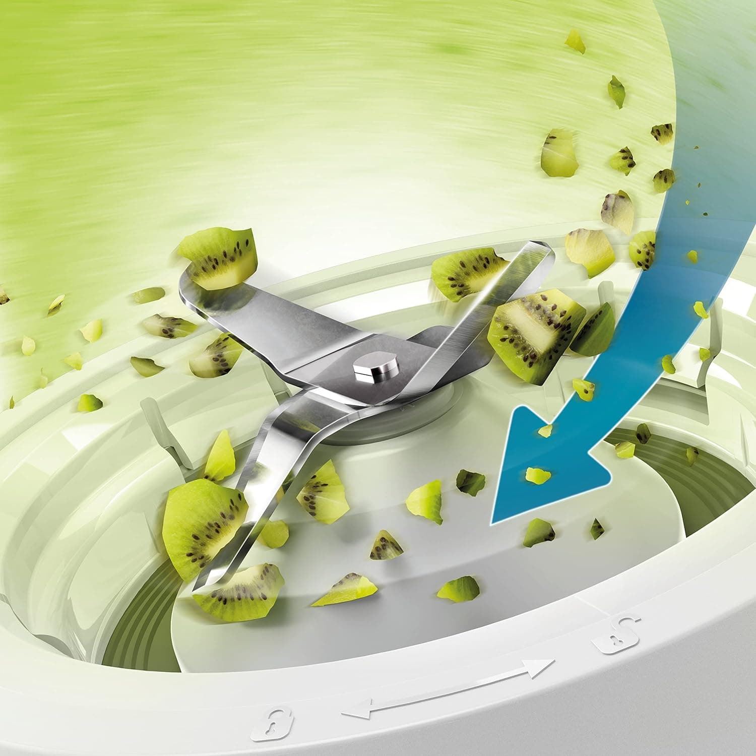 مخلوط‌کن Philips سری 3000 - توان 600 وات، ظرفیت 2 لیتر، پارچ شیشه‌ای، سیستم ProBlend، 2 سرعت تنظیم + پالس - مدل HR2291/20 سفید 3131