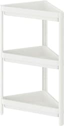 قفسه گوشه‌ای IKEA Vesken سفید 13x13x28 704.710.92 3182