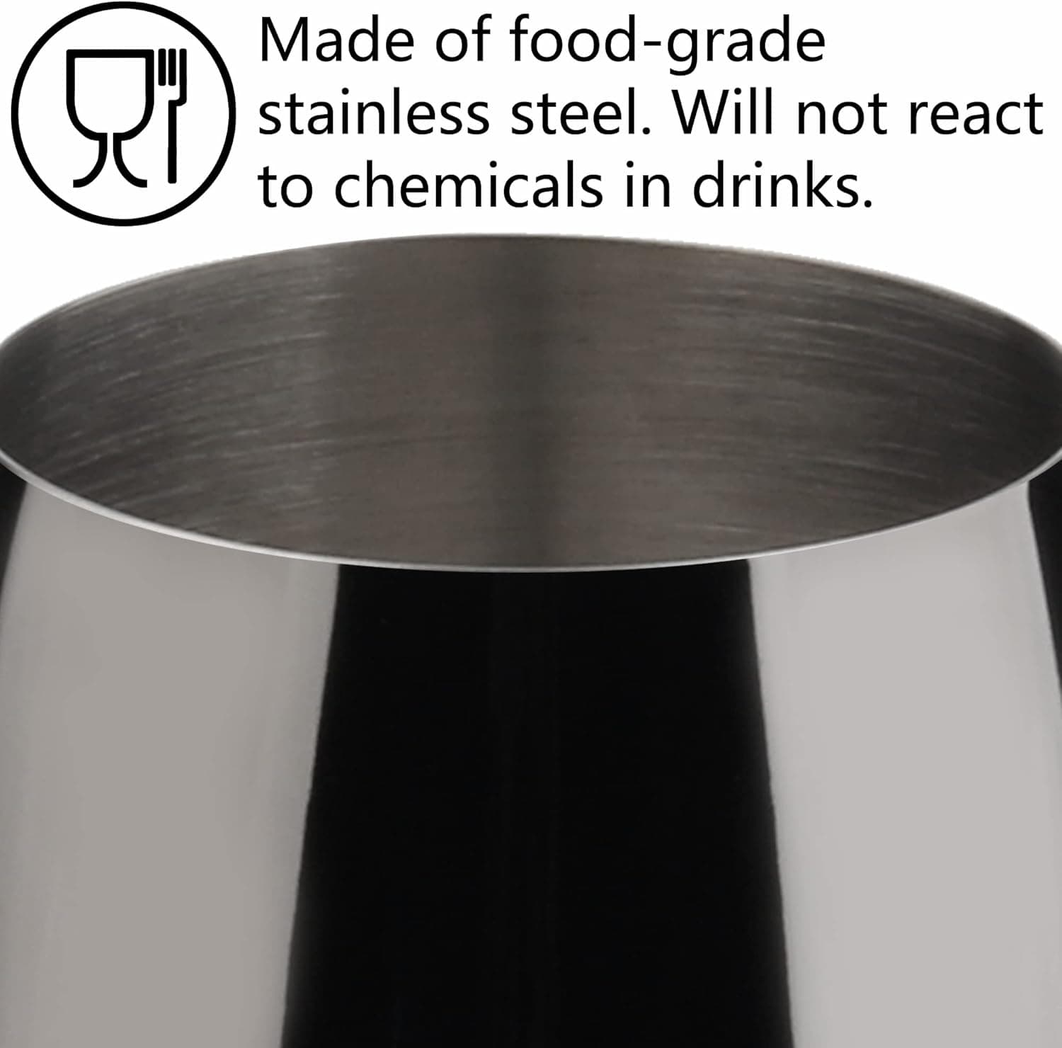 لیوان استیل ضدزنگ Arora ظرفیت 18 اونس - ست 4 عددی مشکی - 3.6 اینچ قطر x 8.3 اینچ ارتفاع (850985) مشکی - ست 4 عددی 3189