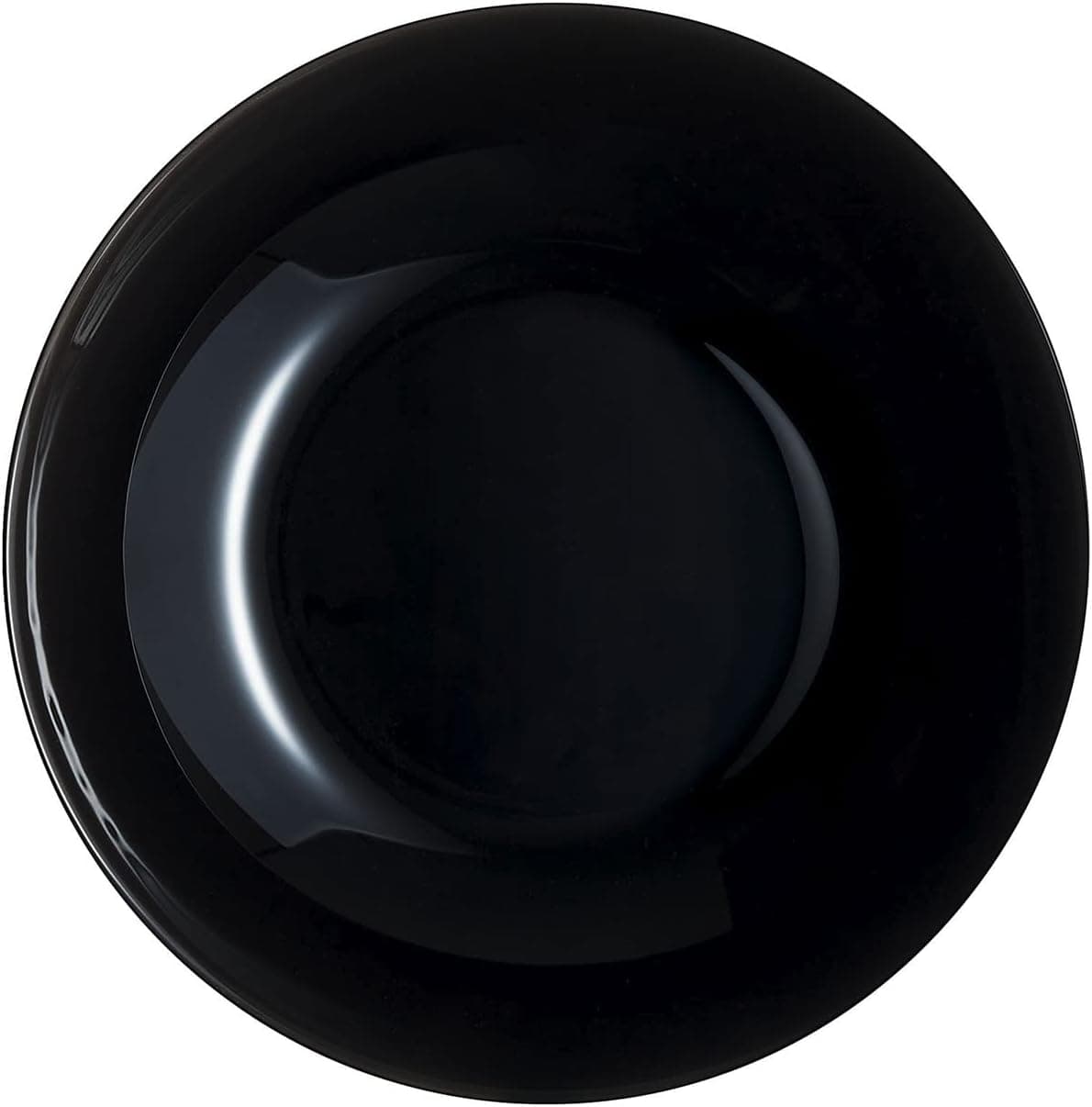 سرویس غذاخوری Luminarc ARC مدل Zelie، ۱۸ عدد بشقاب، شیشه اوپال، مشکی، قابل شستشو در ماشین ظرفشویی، شیک و ظریف 3196