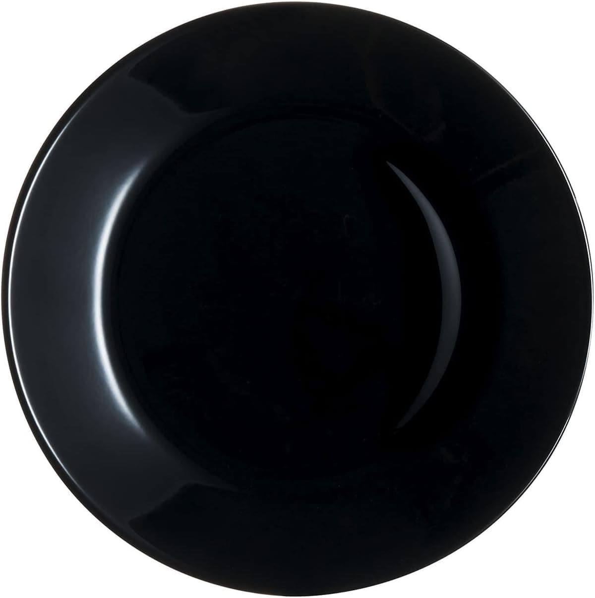 سرویس غذاخوری Luminarc ARC مدل Zelie، ۱۸ عدد بشقاب، شیشه اوپال، مشکی، قابل شستشو در ماشین ظرفشویی، شیک و ظریف 3200