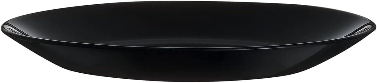 سرویس غذاخوری Luminarc ARC مدل Zelie، ۱۸ عدد بشقاب، شیشه اوپال، مشکی، قابل شستشو در ماشین ظرفشویی، شیک و ظریف 3201