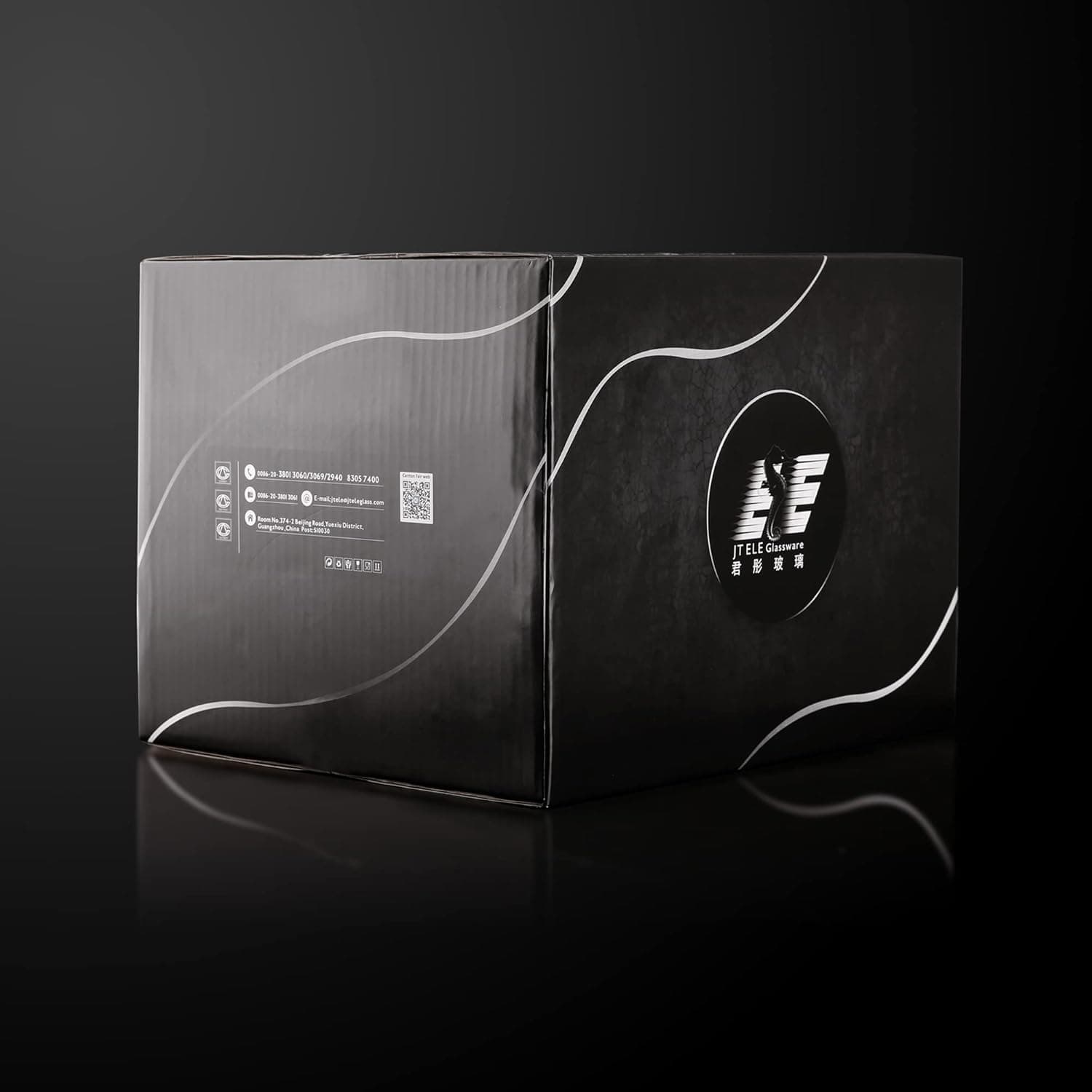 ست دکانتر 5 تکه JT GLASS ست نوشیدنی شامل 4 عدد Tumbler و 1 عدد Bottle با Lid طرح شمشیر 311 میلی‌لیتر و 700 میلی‌لیتر شیشه شفاف 5 تکه دکوراسیون منزل Barware 3215