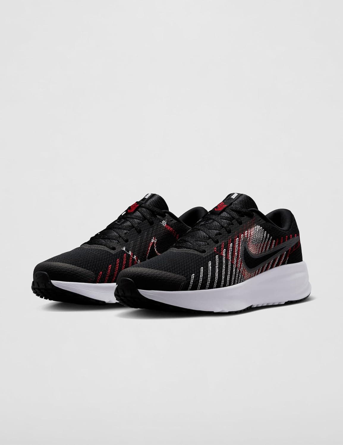 Nike RUN DEFY mens SHOES 42.5 EU BLACKCOOLGREY-UNIVRED-WHITE 3241