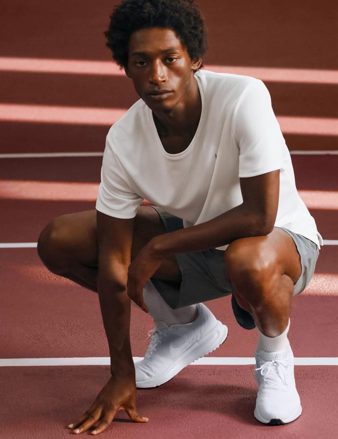 Nike RUN DEFY mens SHOES 42.5 EU WHITEPUREPLATINUM-BLACK 3252