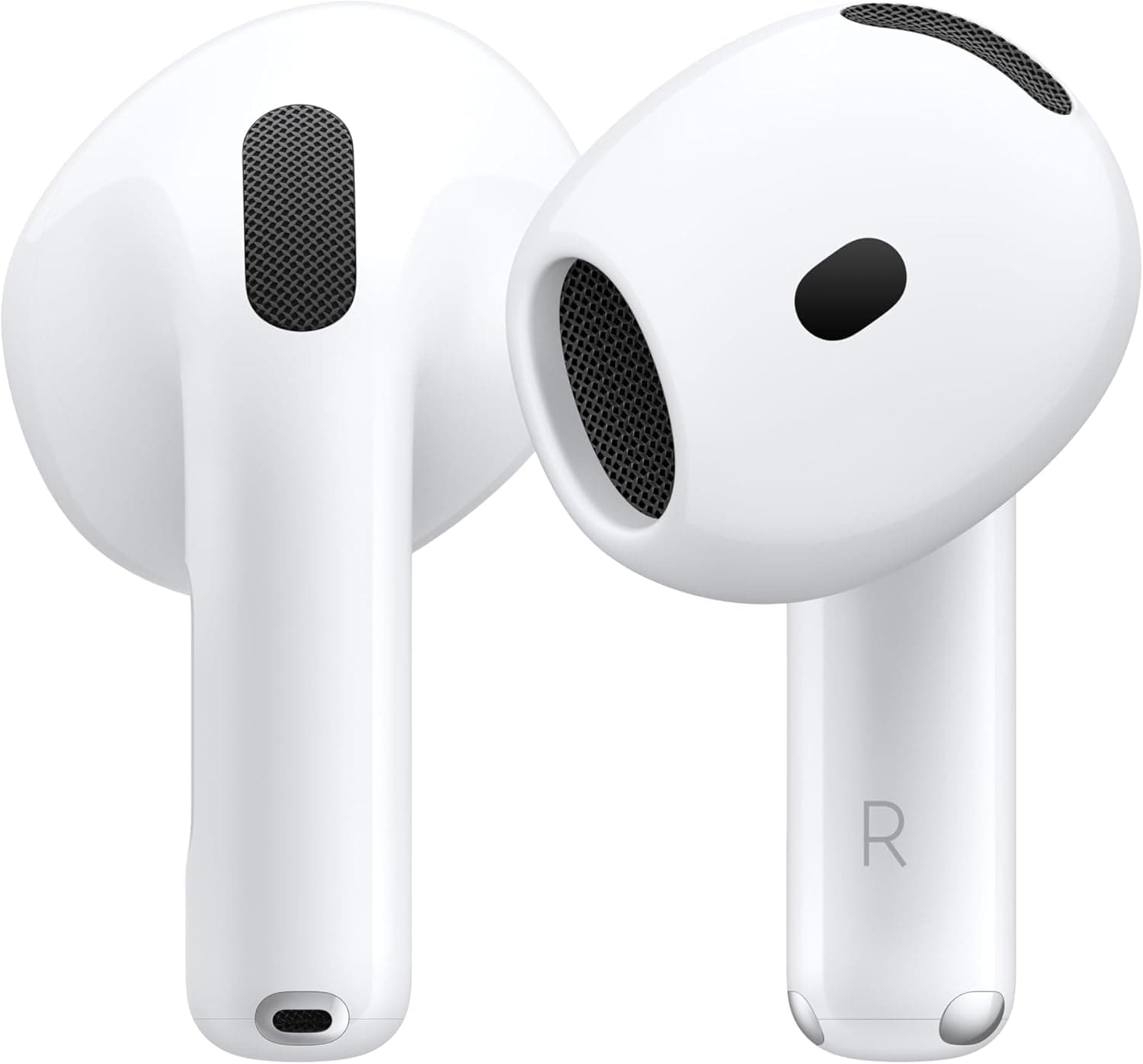 ایربادهای بی‌سیم Apple AirPods 4، هدفون‌های بلوتوث، صدای فضایی شخصی‌سازی‌شده، مقاوم در برابر عرق و آب، کیس شارژ USB-C، چیپ H2، تا 30 ساعت عمر باتری، راه‌اندازی آسان برای iPhone بدون حذف نویز فعال، بدون AppleCare+ (2 سال) 3279