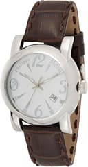 ساعت مچی مردانه Philippe Moraly با صفحه سفید و بند چرمی - L0723WWO 3293