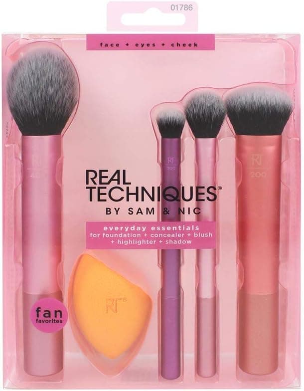 ست براش REAL TECHNIQUES (Everyday Essentials، Enhanced Eye، Flawless Base) 3358