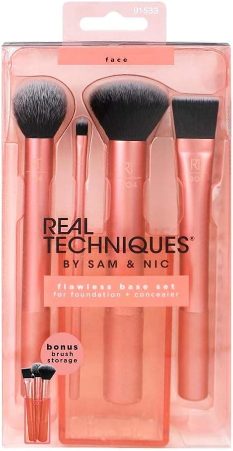 ست براش REAL TECHNIQUES (Everyday Essentials، Enhanced Eye، Flawless Base) 3359