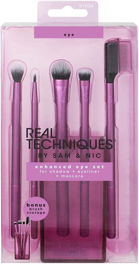 ست براش REAL TECHNIQUES (Everyday Essentials، Enhanced Eye، Flawless Base) 3360