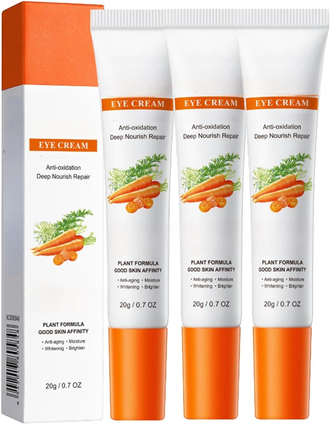 استیک دور چشم eyecream2، کرم دور چشم ضد پیری، کرم دور چشم هویج، استیک روشن‌کننده دور چشم برای بالم خنک‌کننده دور چشم علیه تیرگی و پف، صاف‌کننده چین‌وچروک (5) 3361