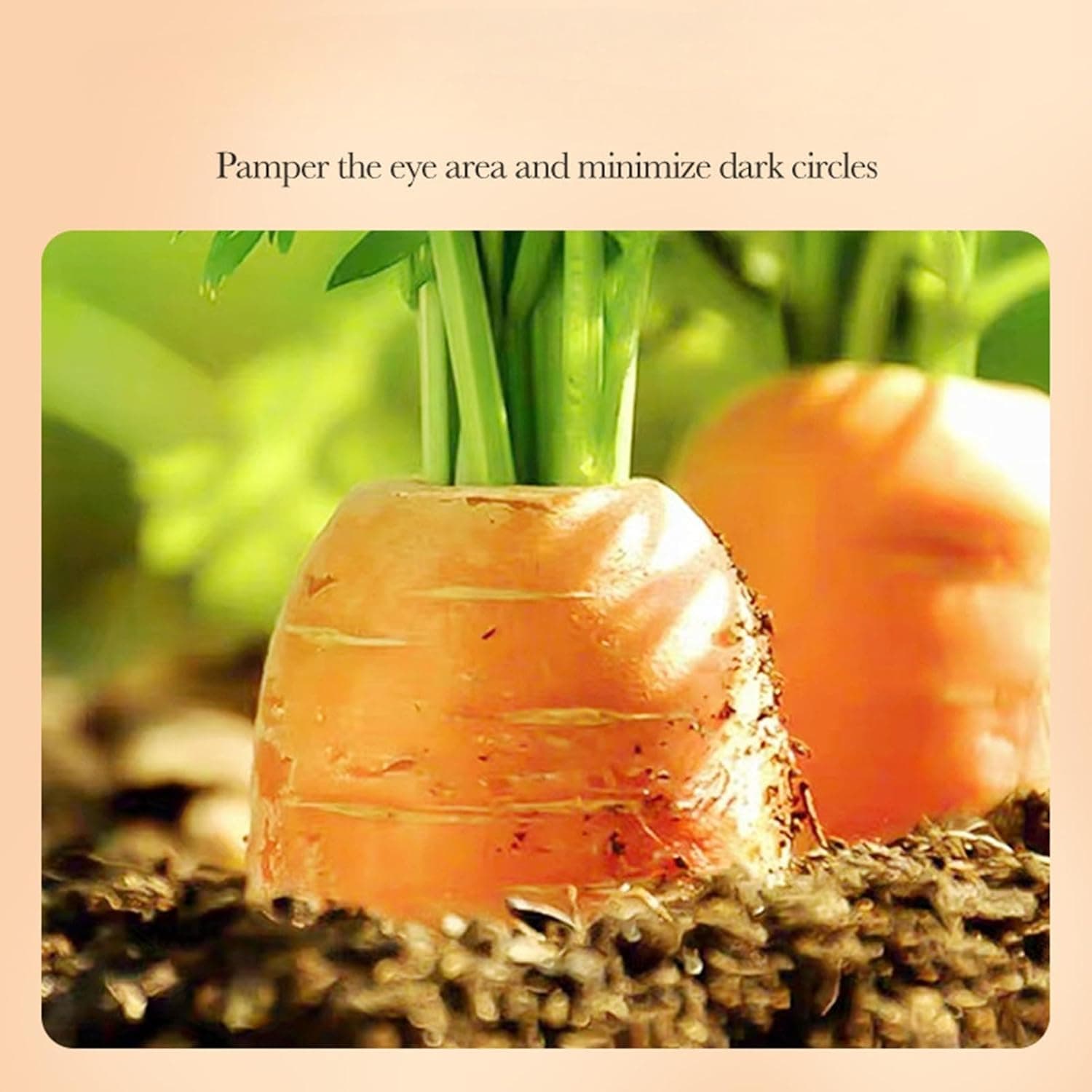 استیک دور چشم eyecream2، کرم دور چشم ضد پیری، کرم دور چشم هویج، استیک روشن‌کننده دور چشم برای بالم خنک‌کننده دور چشم علیه تیرگی و پف، صاف‌کننده چین‌وچروک (5) 3364