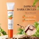 استیک دور چشم eyecream2، کرم دور چشم ضد پیری، کرم دور چشم هویج، استیک روشن‌کننده دور چشم برای بالم خنک‌کننده دور چشم علیه تیرگی و پف، صاف‌کننده چین‌وچروک (5) 3365