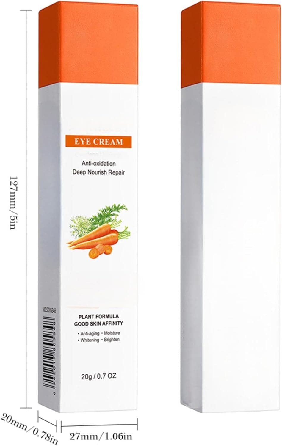 استیک دور چشم eyecream2، کرم دور چشم ضد پیری، کرم دور چشم هویج، استیک روشن‌کننده دور چشم برای بالم خنک‌کننده دور چشم علیه تیرگی و پف، صاف‌کننده چین‌وچروک (5) 3368