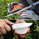 سوهان تیزکننده ابزار الماسی دو دانه‌بندی SHARPAL 216N FACEOFF، بسیار زبر/ریز | سنگ تیزکننده الماسی چندمنظوره برای چاقو | تیزکننده تیغه Mower | تیزکننده Axe و Machete 3423