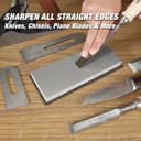 سنگ تیزکن الماس SHARPAL 168H زبر 325 / فوق‌العاده نرم 1000 سنگ دوطرفه - تیزکن حرفه‌ای چاقو با راهنمای زاویه و پایه ضدلغزش (200 x 75 میلی‌متر) دانه‌بندی 325 و 1000 3435