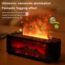 دستگاه پخش‌کننده عطر شومینه Flame، دستگاه آروماتراپی، دیفیوزر شعله ۷ رنگ ارتقایافته، مرطوب‌کننده اولتراسونیک مه خنک، دیفیوزر روغن اسانسی ۱۵۰ میلی‌لیتری با تایمر و خاموشی خودکار بدون آب برای خانه، اتاق و دفتر 3452