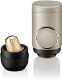 Wacaco MINIPRESSO NS2 - دستگاه اسپرسوساز قابل حمل برای کپسول‌های قهوه، دوستدار محیط زیست، ساخته شده با استفاده از Biomass، با قدرت عصاره‌گیری 18 Bar، فوق‌العاده سبک، دارای سیستم مخزن آب یکپارچه - بژ 3459