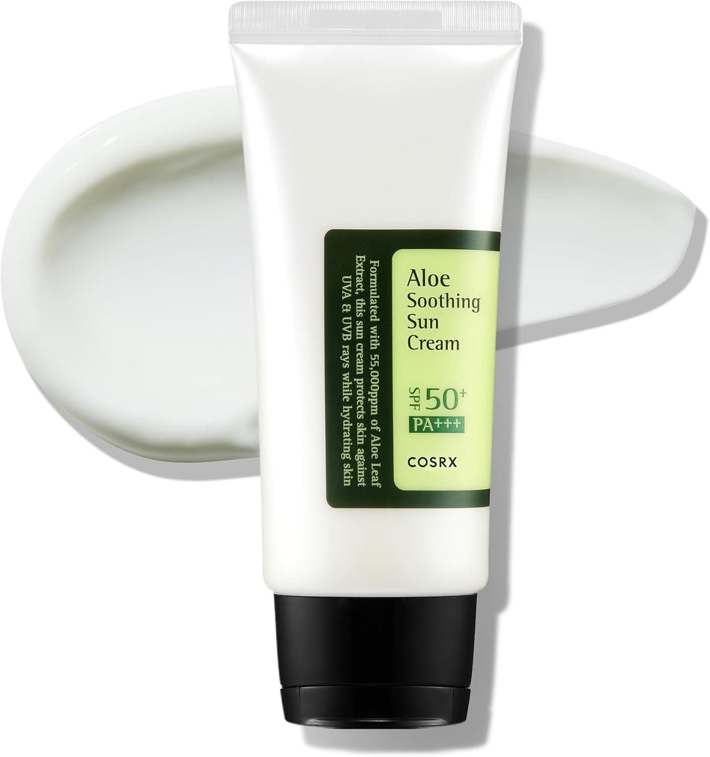 کرم ضدآفتاب COSRX Aloe Soothing – حجم ۵۰ میلی‌لیتر.