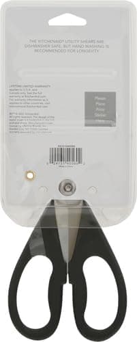 قیچی چندمنظوره KitchenAid با غلاف محافظ، 8.72 اینچ، مشکی قیچی مشکی 3483