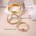 ست ۳ عددی دستبند پهن و برجسته طلایی – دستبند مد روز برای مچ دست، قابل ست شدن و مناسب برای ایجاد استایل چشمگیر، جواهرات فشن برای عروسی، مهمانی، سفر، مناسب برای زنان و دختران، هدیه شیک برای او. 409