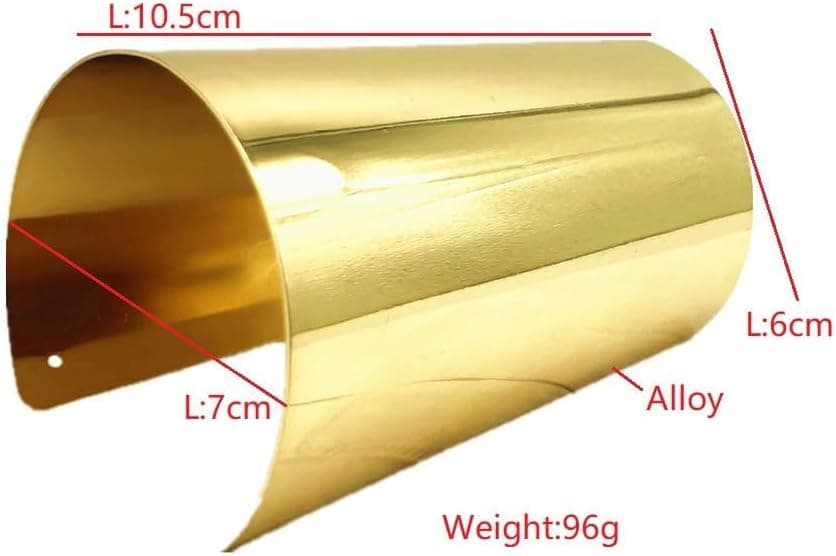 TERRIFI ست گردنبند و گوشواره به سبک آفریقایی برای زنان – شامل گوشواره حلقه‌ای طلایی، گردنبند چوکر پهن طلایی و نقره‌ای، جواهرات استیتمنت به سبک Egyptian برای زنان و مردان، ست جواهرات فانتزی طلایی، مناسب برای هدیه دادن به دختران. 416