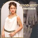 ست جواهرات مار NALACAL برای زنان به سبک مصری – شامل گردنبند، گوشواره، دستبند، النگو و انگشتر، ست انگشتر مار شخصی‌سازی‌شده به سبک پانک، مناسب برای نقش‌آفرینی و کارناوال – ۸ تکه. 429