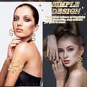 ست جواهرات مار NALACAL برای زنان به سبک مصری – شامل گردنبند، گوشواره، دستبند، النگو و انگشتر، ست انگشتر مار شخصی‌سازی‌شده به سبک پانک، مناسب برای نقش‌آفرینی و کارناوال – ۸ تکه. 432