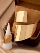 ست یک‌تکه دستبند و انگشتر هندسی طلایی – دستبند مد روز و لوکس، جواهرات رمانتیک برای مناسبت‌های خاص و اکسسوری‌های ترندی برای استفاده روزمره. 466