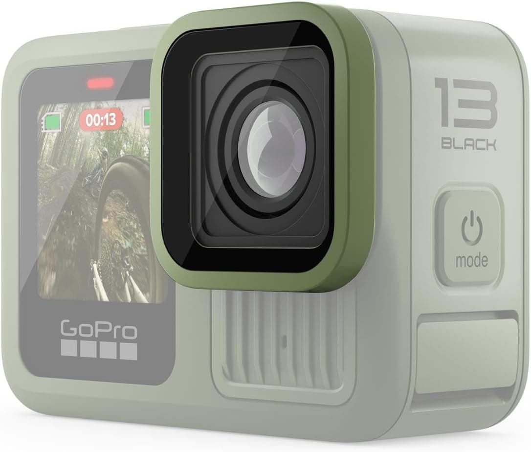 دوربین ورزشی GoPro HERO13 Black – رنگ سبز جنگلی (نسخه محدود)، ضدآب، فیلم‌برداری با کیفیت 5.3K60، عکس 27 مگاپیکسلی و سازگار با لنزهای سری HB. 534